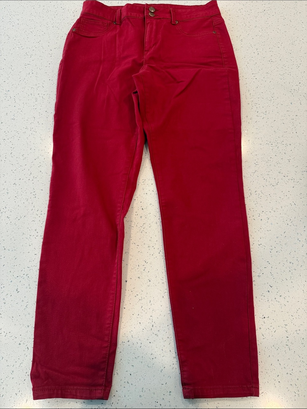 M-Jeans by Maurice’s red high-rise skinny jeans